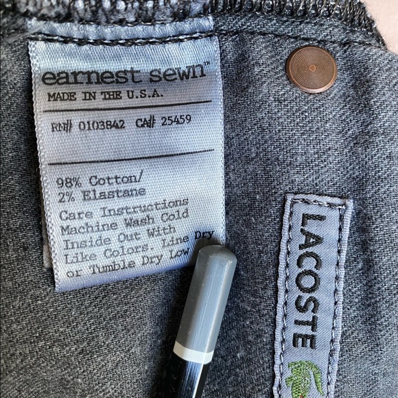 Lacoste | Earnest sew design | Decca 92 jeans - Picture 9 of 10